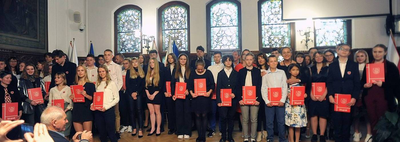 Nasi uczniowie ze stypendium Prezydenta Miasta Słupsk